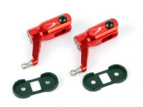 Alu. Main Blade Grip w/ Thrust Bearing (Red) Blade 130X