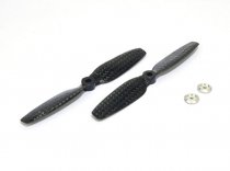 Carbon Blade (1 pair : normal / reverse) Silver - Blade 200QX