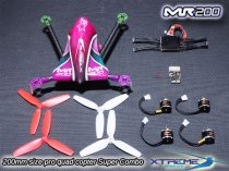MR200 Quad Super Combo (Purple Canopy w/ Metal Motor Mount)