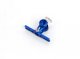 Metal Main Rotor Hub -Blue (MCPX)