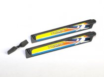 Carbon Fiber Polymer Main & Tail Blade (1 set Blue) - Trex 150