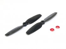 Carbon Blade (1 pair : normal / reverse) Red - Blade 200QX