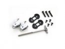 Alu. Tail Blade Grip w/ Tail Shaft (Silver) Blade 130X