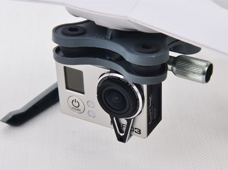 Aluminium Camera Mount for GoPro Hero 3 - Click Image to Close