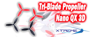 Tri-Blade Propeller- Nano QX 3D