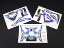 Pre-Cut Body Sticker Set (Blue) - Phantom 2