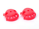 Plastic Cover for carbon blade (1 pair) Red - Blade 350QX