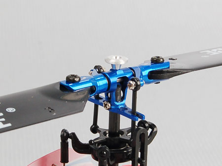 Metal Blade Grip w/ angular-contact bearings -Blue (MCPX) - Click Image to Close