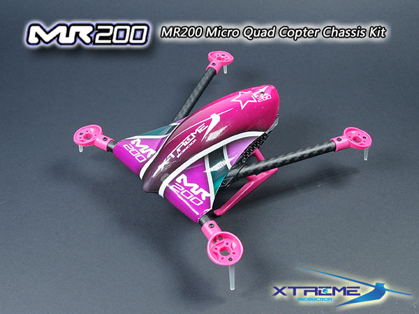 MR200 Micro Quad Copter Chassis Kit (Purple Canopy)