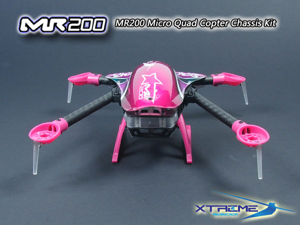 MR200 Micro Quad Copter Chassis Kit (Purple Canopy)