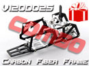 Carbon Fiber Frame w/ Xtreme Skid W46009 (V120D02, D02S)