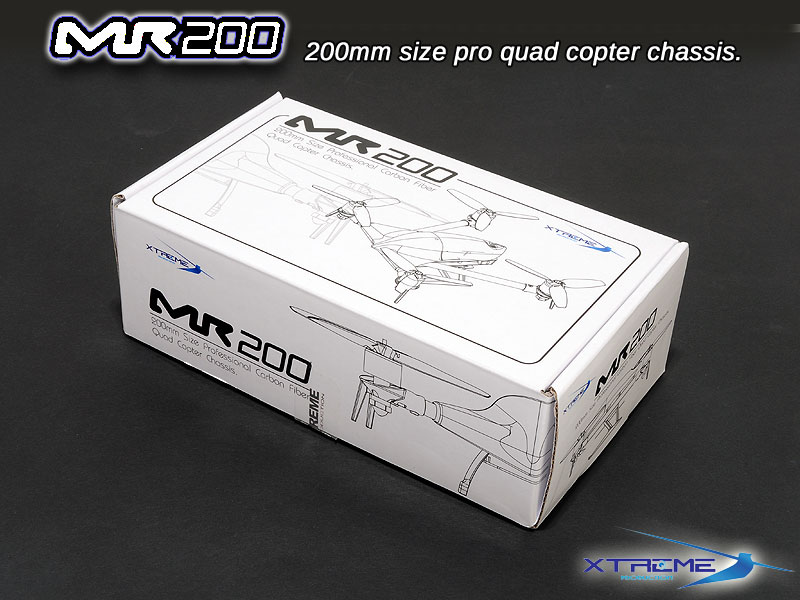 MR200 Micro Quad Copter Chassis Kit (200QX conversion kit) - Click Image to Close